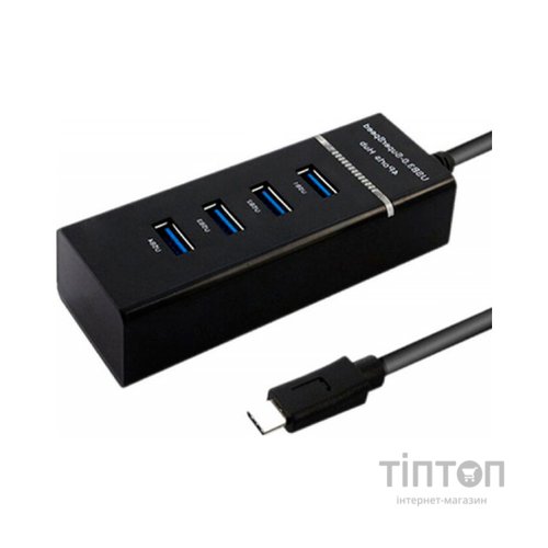 Концентратор Maiwo USB Type-C to 4х USB3.0 cable 29 cm (KH303)