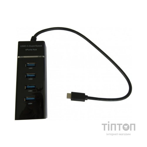 Концентратор Maiwo USB Type-C to 4х USB3.0 cable 29 cm (KH303)