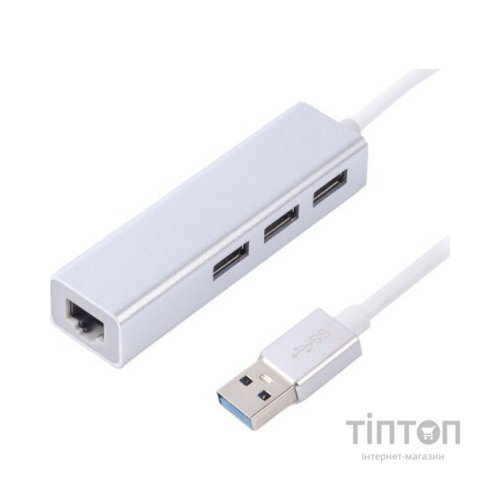 Концентратор Maxxter USB to Gigabit Ethernet, 3 Ports USB 3.0 (NEAH-3P-01)