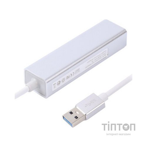 Концентратор Maxxter USB to Gigabit Ethernet, 3 Ports USB 3.0 (NEAH-3P-01)