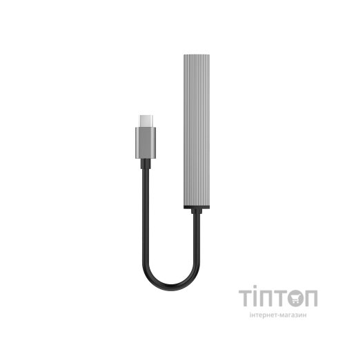 Концентратор Orico Type-C to USB3.0, 3xUSB2.0 (AH-13-GY-BP) (CA913534)