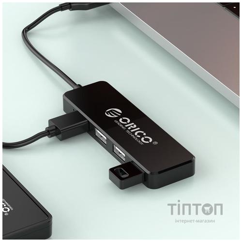 Концентратор Orico USB 2.0 4 port (FL01-BK-BP) (CA913237)