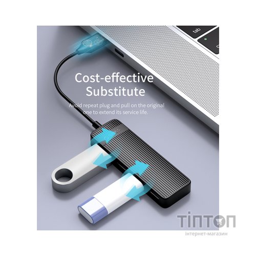 Концентратор Orico USB 2.0 4 ports (FL02-WH-BP) (CA913527)