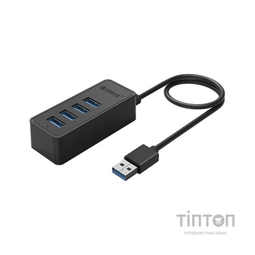 Концентратор Orico USB 3.0 4 ports (W5P-U3-100-BK-PR) (CA911264)