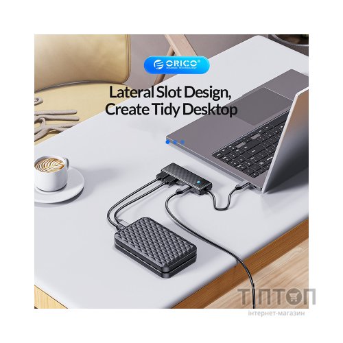 Концентратор Orico USB-C to 2xUSB-C + 2xUSB3.0 (CA914210)
