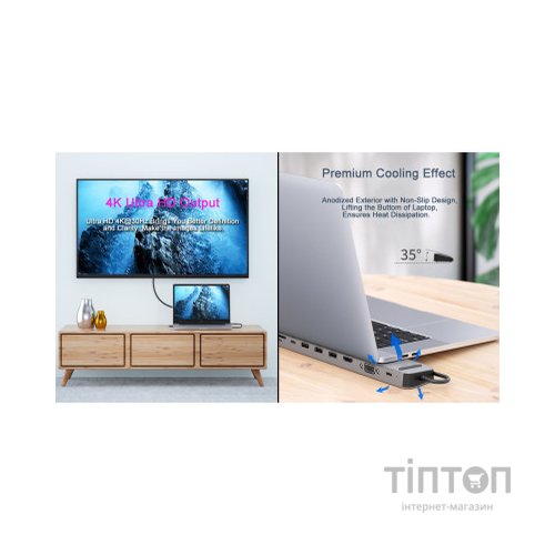 Концентратор REAL-EL CQ-1000, space grey (EL123110005)