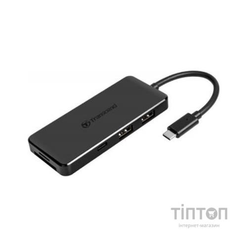 Концентратор Transcend Type-C HUB 6 ports microSD/SD Black (TS-HUB5C)