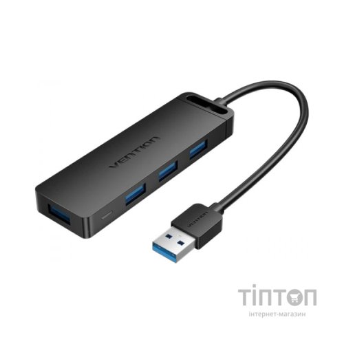 Концентратор Vention USB 3.0 to 4xUSB 3.0 black (CHLBB-SCB)