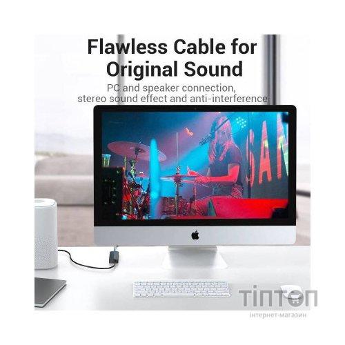 Концентратор Vention USB 3.1 Type-C to 3xUSB 3.0+MicroUSB+3.5mm Sound Adapter black (TGQBB)