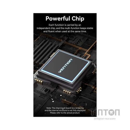 Концентратор Vention USB3.1 Type-C to HDMI/VGA/USB-C/USB3.0x3/RJ45/SD/TF/TRRS 3.5mm/PD 100W 11in1 (THTHC)
