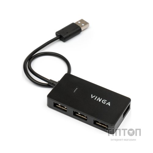 Концентратор Vinga USB2.0 to 4*USB2.0 HUB (VHA2A4)