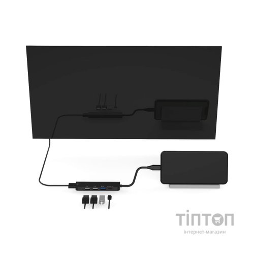 Концентратор XoKo AC-405 Type-C to HDMI+USB 3.0+USB 2.0+Type-C (XK-AC-405)