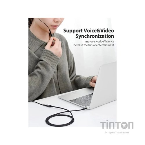 Конвертор HDMI to RCA Metal Type black Vention (AEEB0)