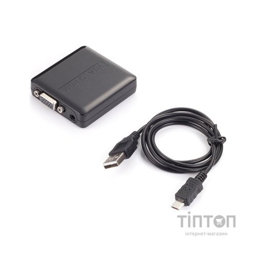 Конвертор HDMI to VGA + R/L (HDCVGA02-M) PowerPlant (CA911493)