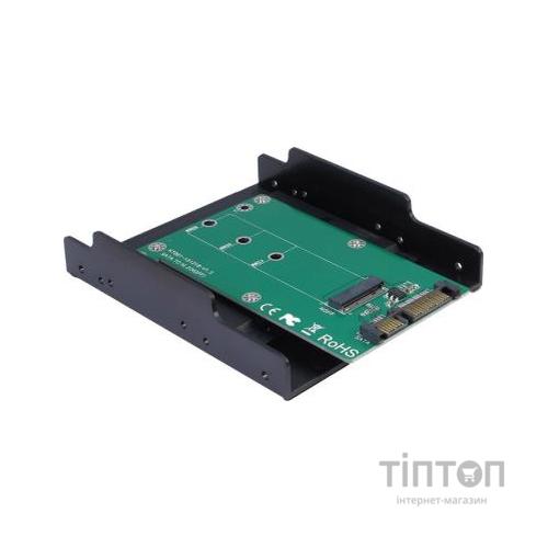 Конвертор Maiwo SATA to M.2 (NGFF) SSD 22*42mm, 22*60mm, 22*80mm, в 3,5" (KT001B)