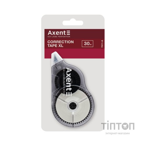Коректор Axent стрічковий 5мм х 30м сірий (7011-A)