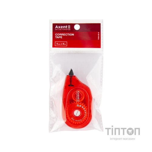 Коректор Axent стрічковий 5мм х 6м бордовий (7009-05-A)