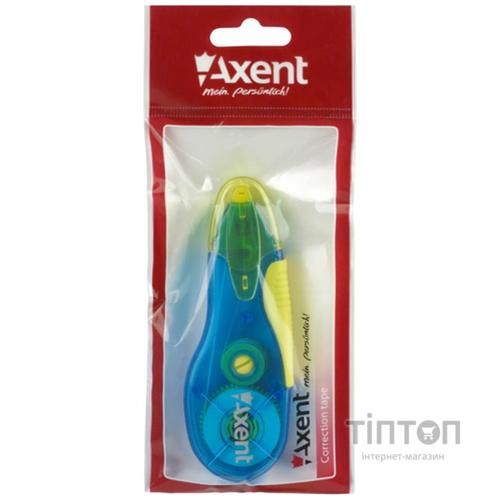 Коректор Axent tape 5мм * 5м, blue-yellow (7006-01-А)