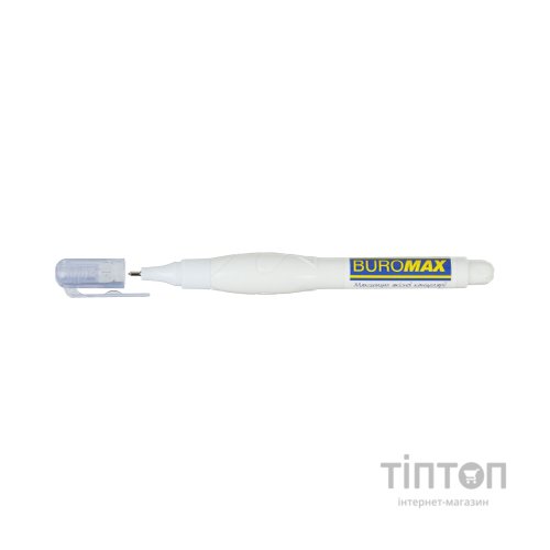 Коректор Buromax ручка 5 мл, спиртова основа, металевий наконечник (BM.1058)