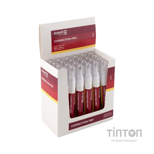 Коректор Delta by Axent pen 8ml, 24шт (display) (D7012)