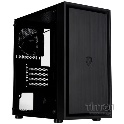 Корпус 1stPlayer B5-M-BK-3F Black без БЖ