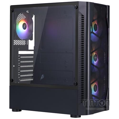 Корпус 1stPlayer D4-BK-4F1