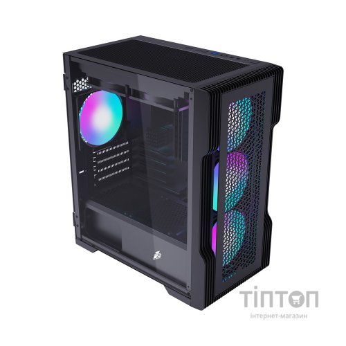 Корпус 1stPlayer T3-4F1-BK