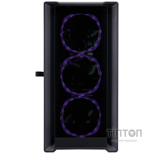Корпус 1stPlayer T4-G-BK-4FS7 Black