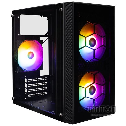Корпус 1stPlayer X1-3F1 Black 600W