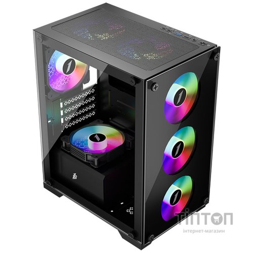 Корпус 1stPlayer X2-M-BK-4F1