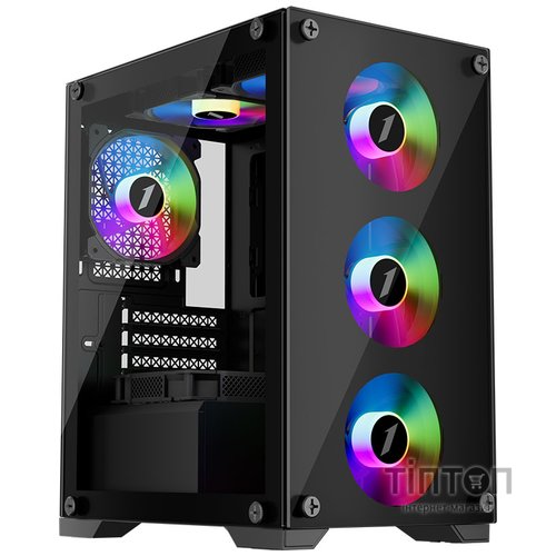 Корпус 1stPlayer X2-M-BK-4F1