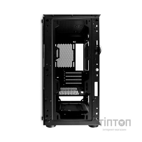 Корпус 1stPlayer X3-M-4F1-BK