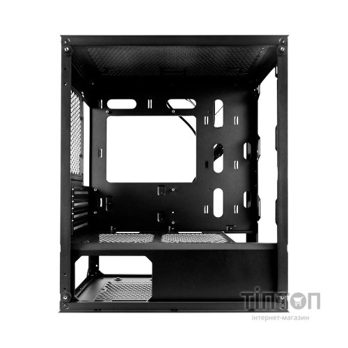 Корпус 1stPlayer X3-M-4F1-BK