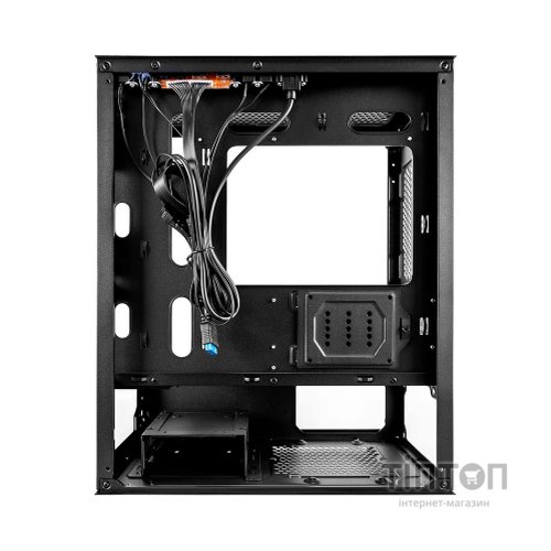 Корпус 1stPlayer X3-M-4F1-BK