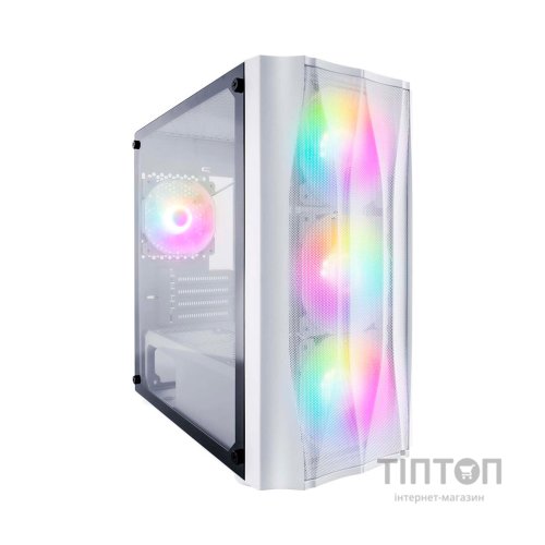 Корпус 1stPlayer X3-M-4F1-W-WH