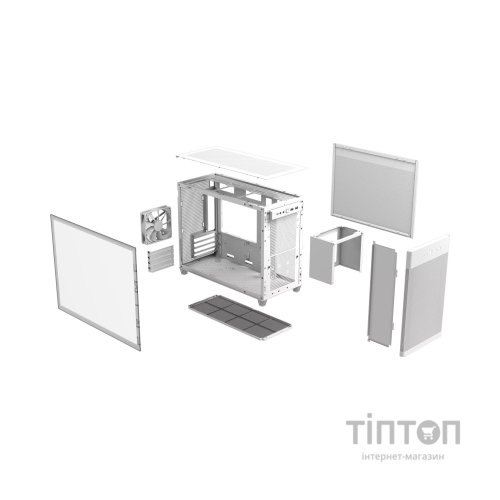 Корпус ASUS Prime AP201 White Tempered Glass (90DC00G3-B39010)