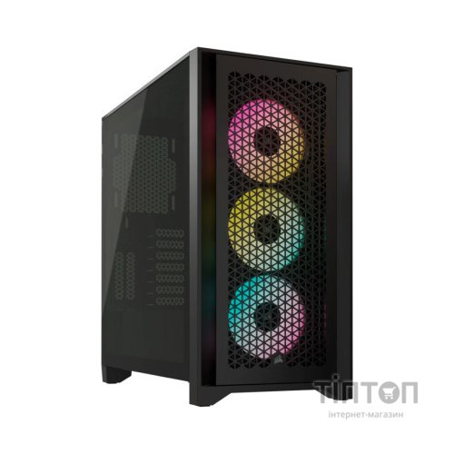 Корпус Corsair iCUE 4000D RGB Airflow Black (CC-9011240-WW)