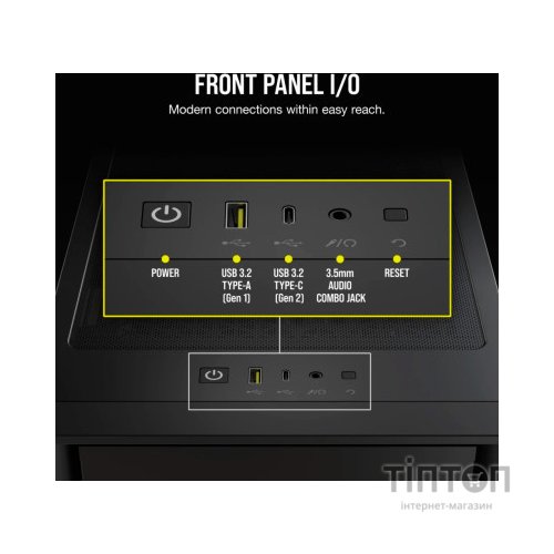 Корпус Corsair iCUE 4000D RGB Airflow Black (CC-9011240-WW)