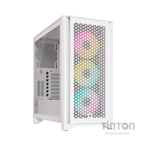Корпус Corsair iCUE 4000D RGB Airflow White (CC-9011241-WW)