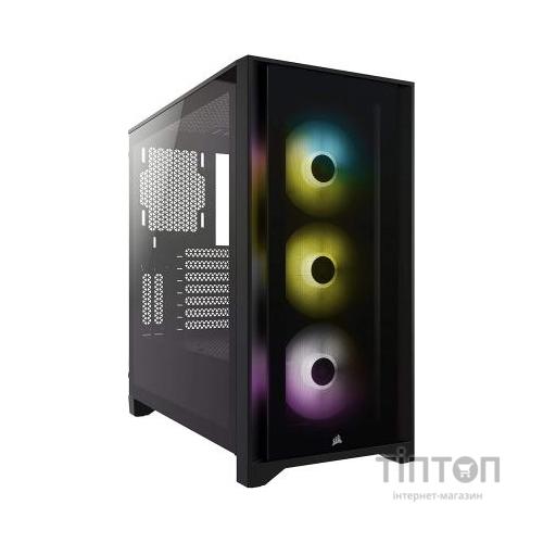 Корпус Corsair iCUE 4000X RGB Tempered Glass Black (CC-9011204-WW)