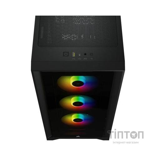 Корпус Corsair iCUE 4000X RGB Tempered Glass Black (CC-9011204-WW)