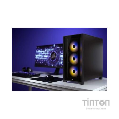 Корпус Corsair iCUE 4000X RGB Tempered Glass Black (CC-9011204-WW)