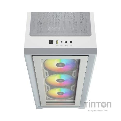 Корпус Corsair iCUE 4000X RGB Tempered Glass White (CC-9011205-WW)