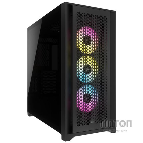 Корпус Corsair iCUE 5000D RGB AirFlow Tempered Glass Black (CC-9011242-WW)