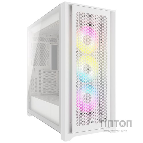 Корпус Corsair iCUE 5000D RGB AirFlow Tempered Glass White (CC-9011243-WW)