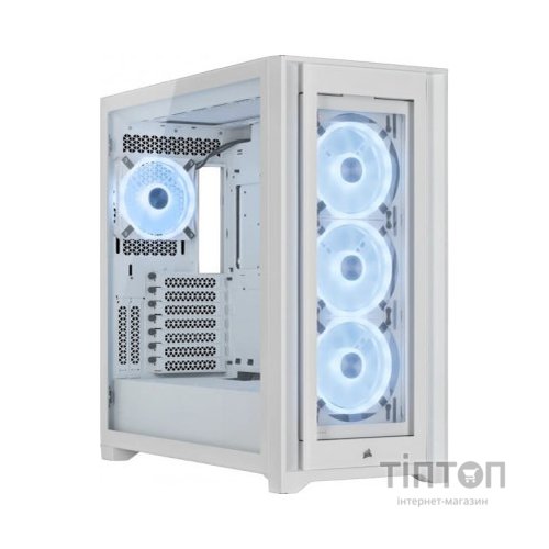 Корпус Corsair iCUE 5000X RGB QL Tempered Glass White (CC-9011233-WW)