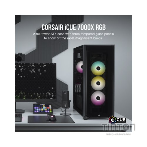 Корпус Corsair iCUE 7000X RGB Tempered Glass Black (CC-9011226-WW)