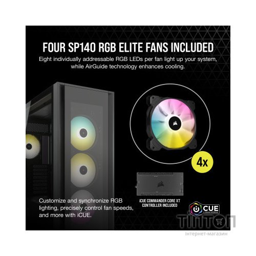 Корпус Corsair iCUE 7000X RGB Tempered Glass Black (CC-9011226-WW)