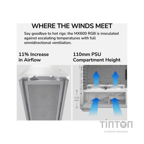 Корпус Cougar MX600 RGB White