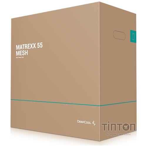 Корпус DeepCool Matrexx 55 Mesh ADD-RGB 4F Black (DP-ATX-MATREXX55-MESH-AR-4F) без БП